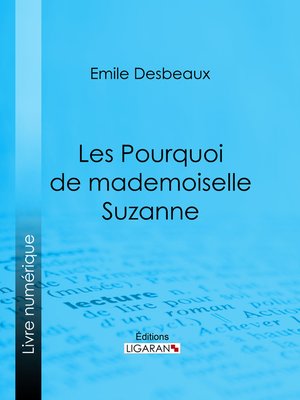 cover image of Les Pourquoi de mademoiselle Suzanne